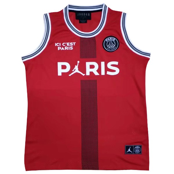 JORDAN Camiseta Paris Saint Germain Sin Mangas 2018-19 Rojo